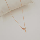 Sweetheart Drop Necklace 1.86 Grams, 18kt Gold
